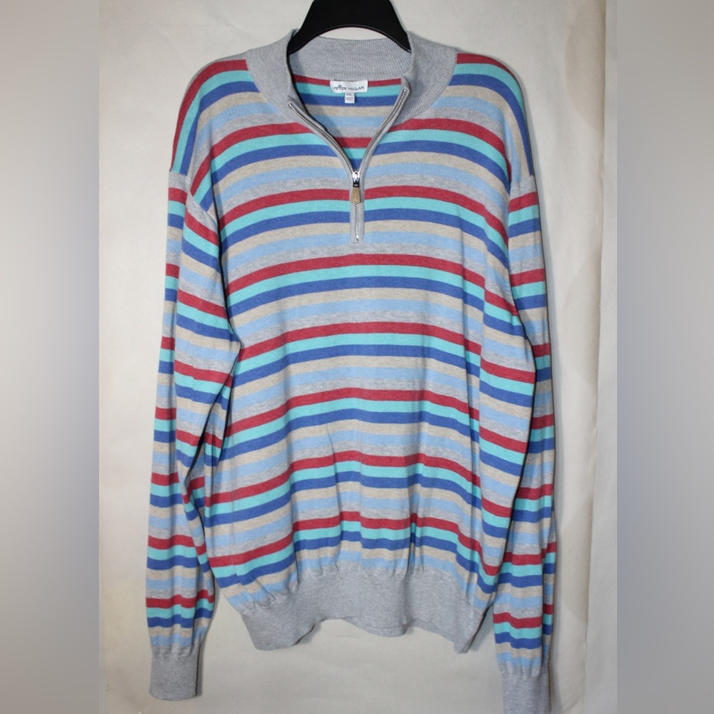 Peter Millar Heavy Knit Half Zip Pullover - image 1